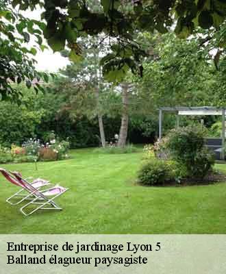Entreprise de jardinage  lyon-5-69005 Balland élagueur paysagiste