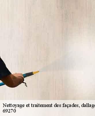 Nettoyage et traitement des façades, dallages et murets  saint-romain-au-mont-d-or-69270 Balland élagueur paysagiste