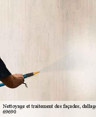 Nettoyage et traitement des façades, dallages et murets  la-brevenne-69690 Balland élagueur paysagiste