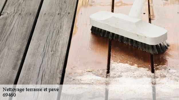 Nettoyage terrasse et pavé  odenas-69460 Balland élagueur paysagiste
