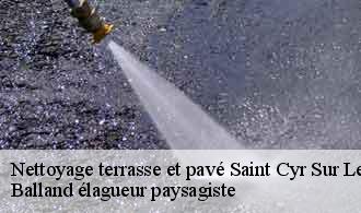 Nettoyage terrasse et pavé  saint-cyr-sur-le-rhone-69560 Balland élagueur paysagiste