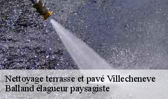 Nettoyage terrasse et pavé  villecheneve-69770 Balland élagueur paysagiste