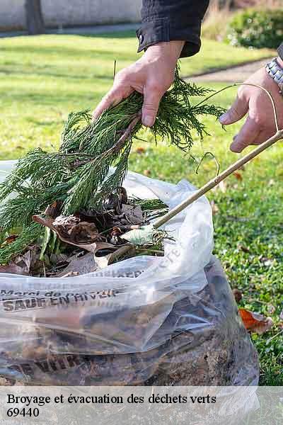 Broyage et évacuation des déchets verts   saint-andre-la-cote-69440 Balland élagueur paysagiste