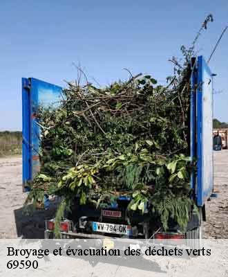 Broyage et évacuation des déchets verts   mosoeuvre-69590 Balland élagueur paysagiste